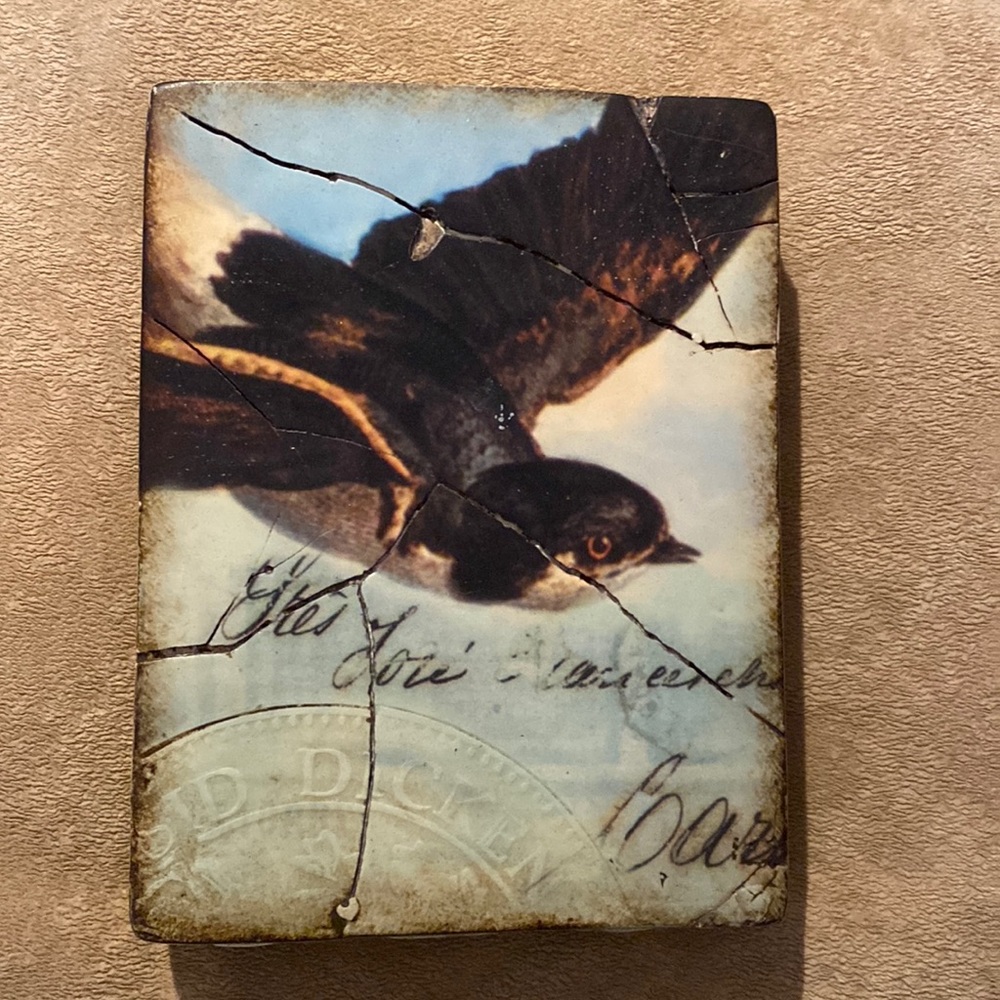 RETIRED Sid Dickens Memory Block, Bird In Flight